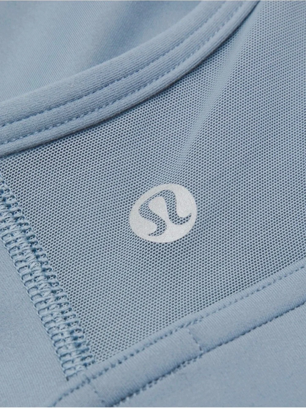 Lululemon wunder train mesh-back bra NEW with tags size 6, steel blue